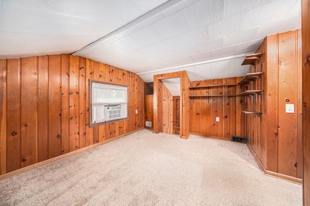 Empty room, Interior, Wooden Walls