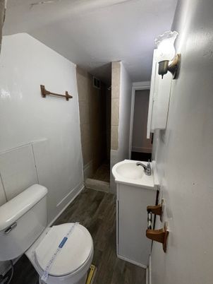 Bathroom, Interior, Wood Texture Flooring