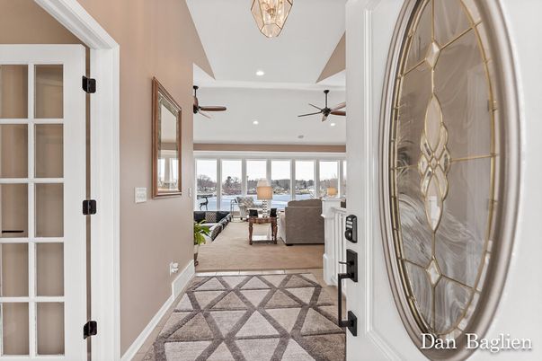Interior, Living room, Recessed Lighting