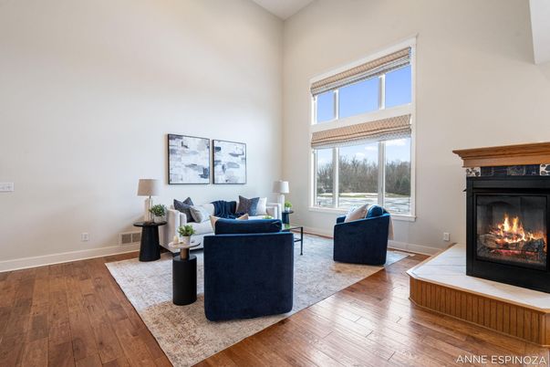 Fireplace, Interior, Living room, Wood Texture Flooring