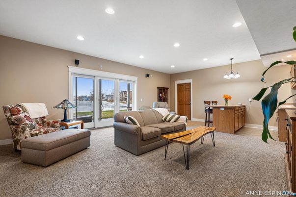 Interior, Living room, Piano, Recessed Lighting