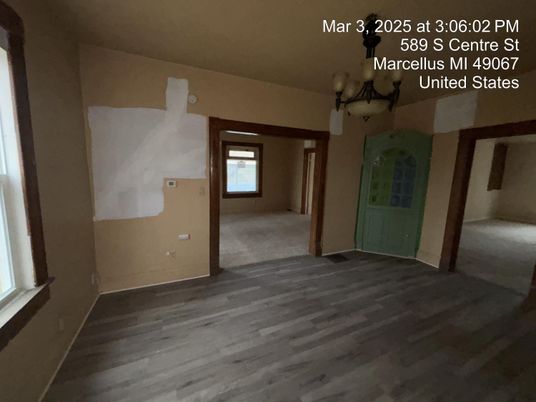 Empty room, Interior, Wood Texture Flooring