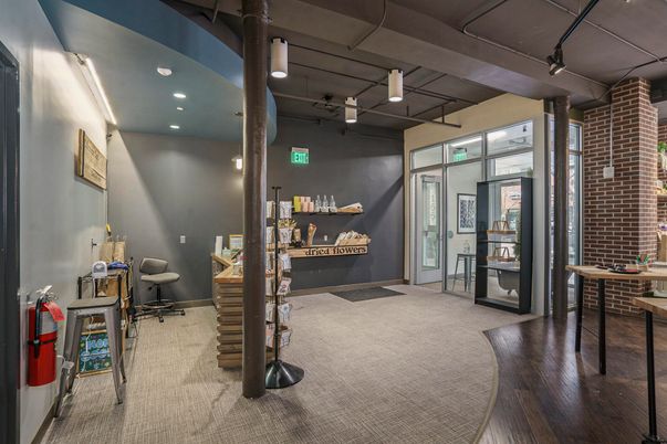 Interior, Recessed Lighting, Stone Walls, Wood Texture Flooring