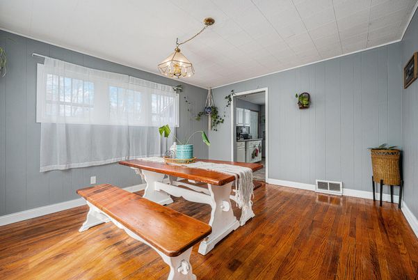 Dining room, Interior, Wood Texture Flooring