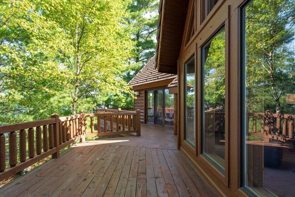 Exterior, Wood Texture Flooring