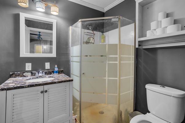 Bathroom, Glass Shower, Interior
