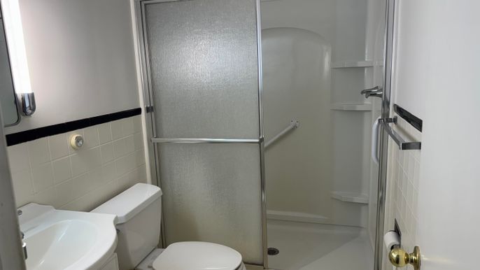 Bathroom, Glass Shower, Interior