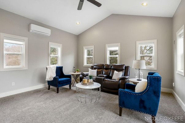 Interior, Living room, Recessed Lighting