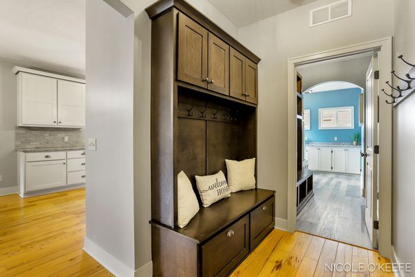Interior, Kitchen, Wood Texture Flooring