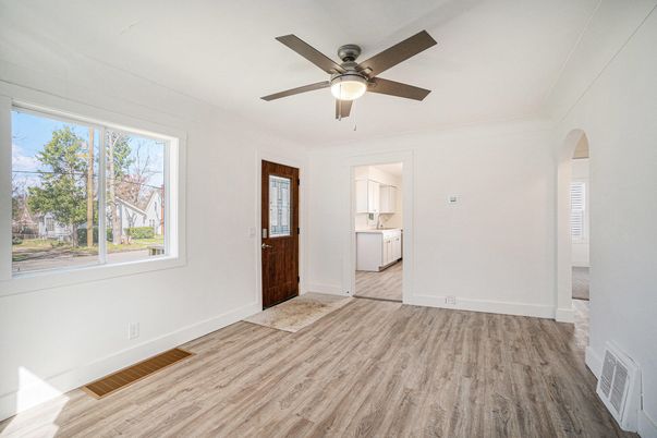 Empty room, Interior, Wood Texture Flooring
