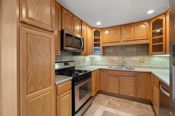 Interior, Kitchen, Recessed Lighting, Stainless Steel Appliances