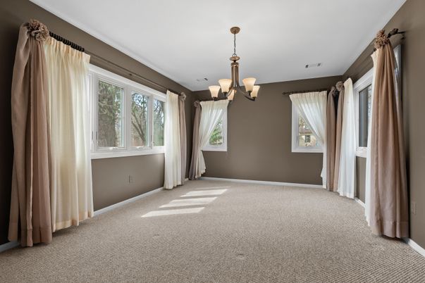 Chandelier, Empty room, Interior