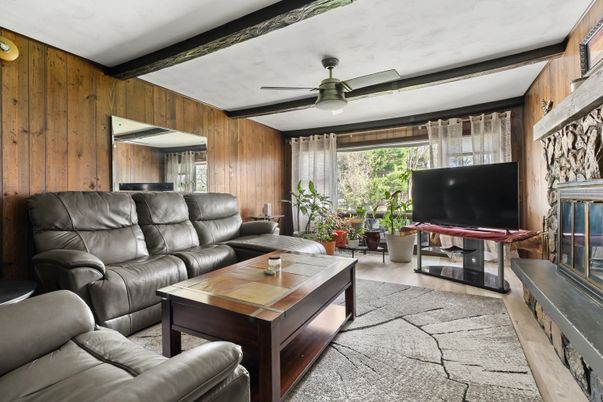 Home Theatre Room, Fireplace, Interior, Living room, Wood Texture Flooring, Wooden Walls