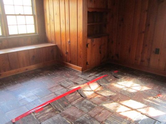 Empty room, Interior, Wooden Walls