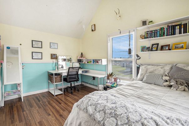 Bedroom, Home Office, Interior, Wood Texture Flooring