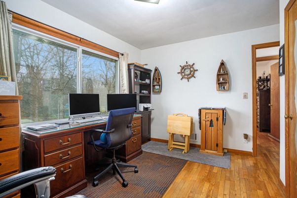 Home Office, Interior, Wood Texture Flooring