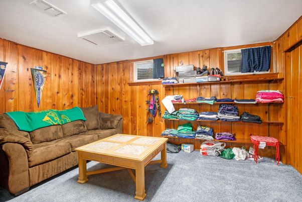 Interior, Living room, Wooden Walls