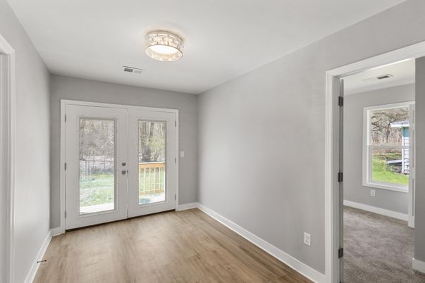 Empty room, Interior, Wood Texture Flooring