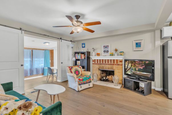 Fireplace, Interior, Living room, Wood Texture Flooring