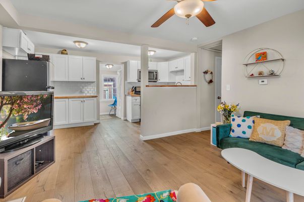 Interior, Kitchen, Wood Texture Flooring