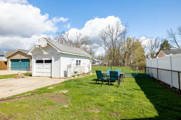 Backyard, Detached Garage, Exterior