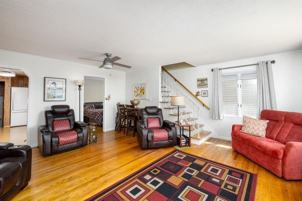 Interior, Kitchen, Living room, Wood Texture Flooring