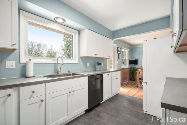 Interior, Kitchen, Wood Texture Flooring