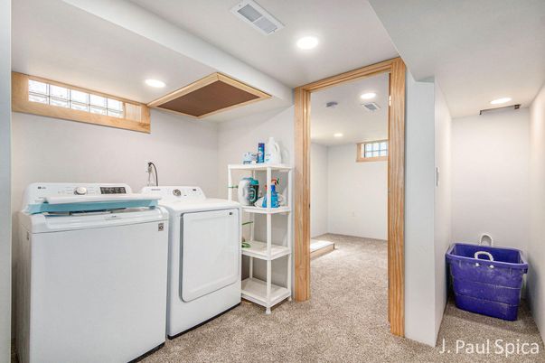 Interior, Recessed Lighting, Washer