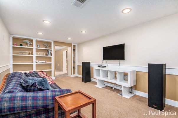 Home Office, Interior, Recessed Lighting