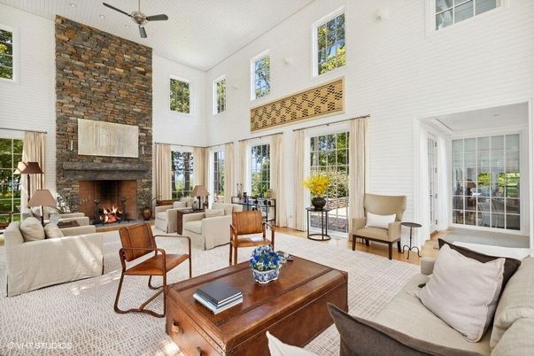 Fireplace, Interior, Living room, Stone Walls
