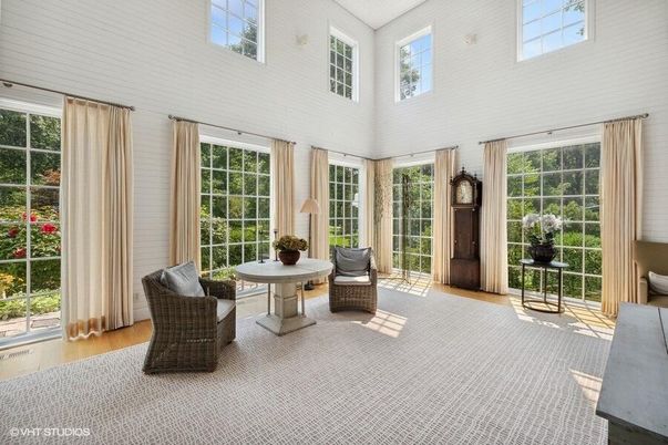 Interior, Sun Room, Wood Texture Flooring