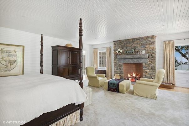 Bedroom, Fireplace, Interior, Stone Walls