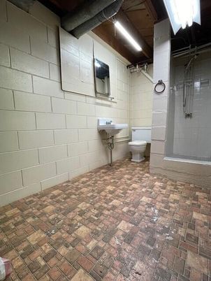 Bathroom, Interior, Stone Walls