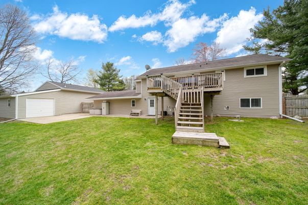 Backyard, Detached Garage, Exterior