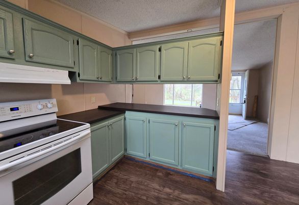 Interior, Kitchen, Wood Texture Flooring