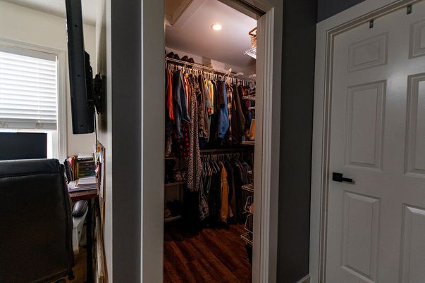 Interior, Recessed Lighting, Walk-in Closets, Wood Texture Flooring