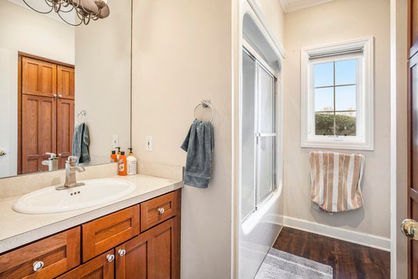 Bathroom, Interior, Wood Texture Flooring