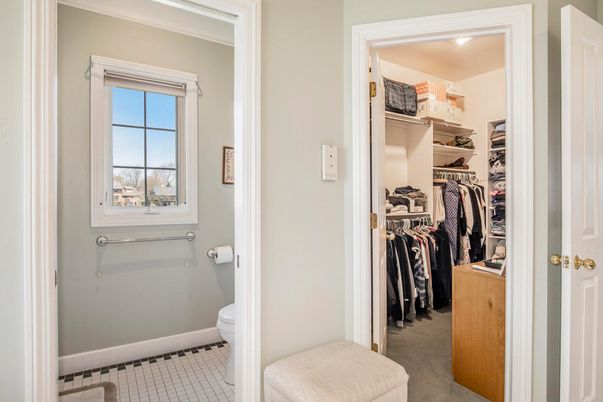 Bathroom, Interior, Recessed Lighting, Walk-in Closets