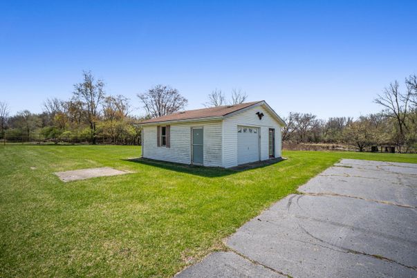 Backyard, Detached Garage, Exterior