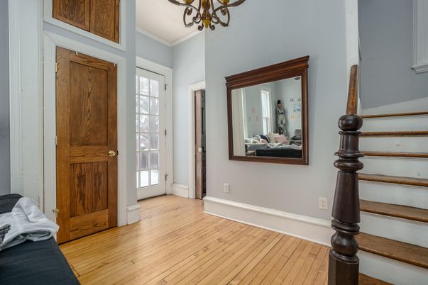 Chandelier, Interior, Wood Texture Flooring