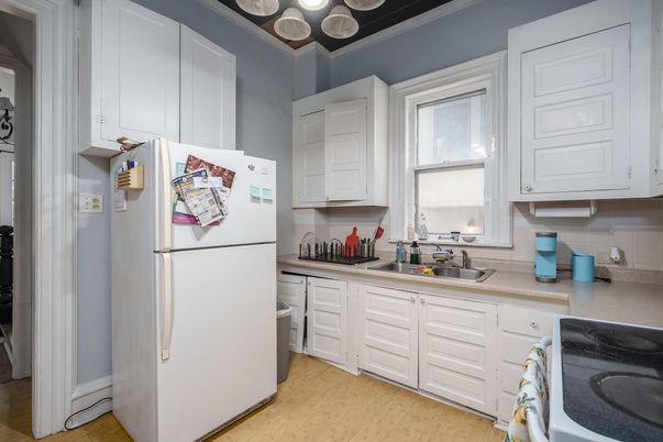 Interior, Kitchen, Wood Texture Flooring
