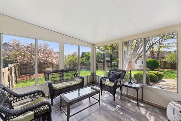 Interior, Sun Room, Wood Texture Flooring