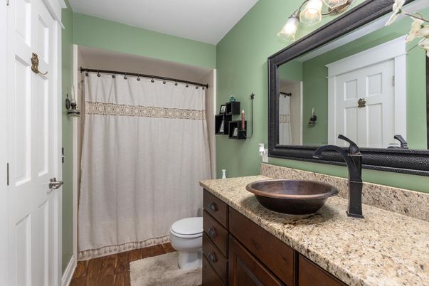 Bathroom, Interior, Wood Texture Flooring