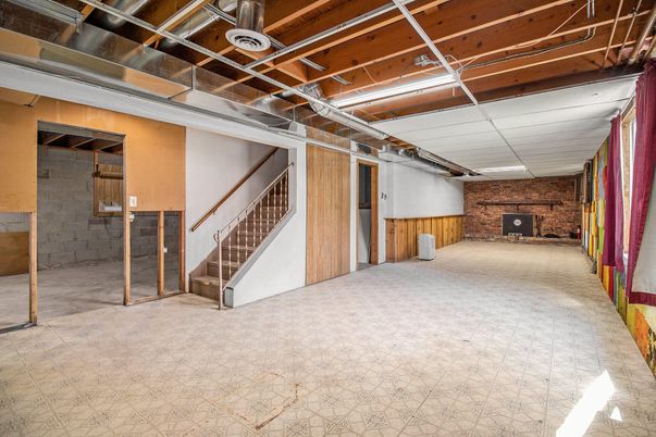 Fireplace, Interior, Stone Walls, Wooden Beams