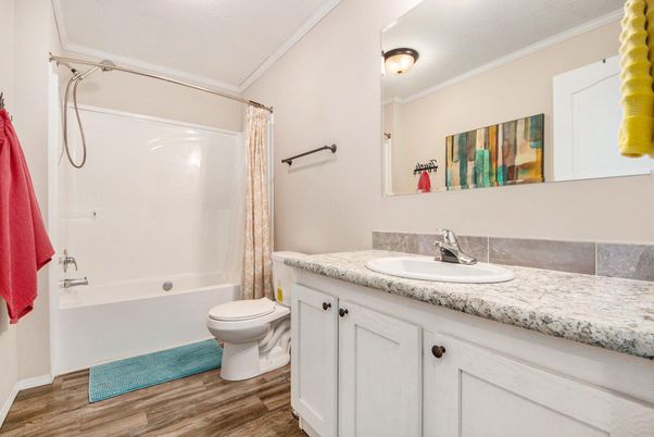 Bathroom, Interior, Wood Texture Flooring