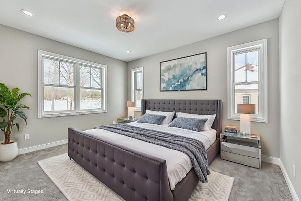 Bedroom, Interior, Recessed Lighting