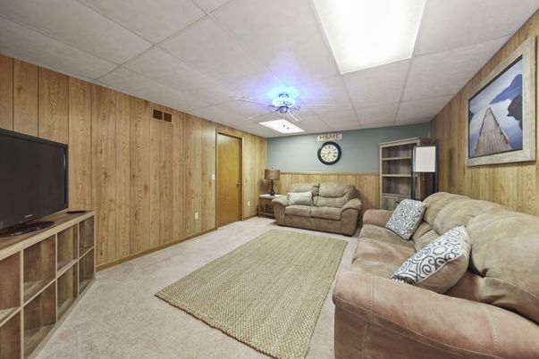 Interior, Living room, Wooden Walls