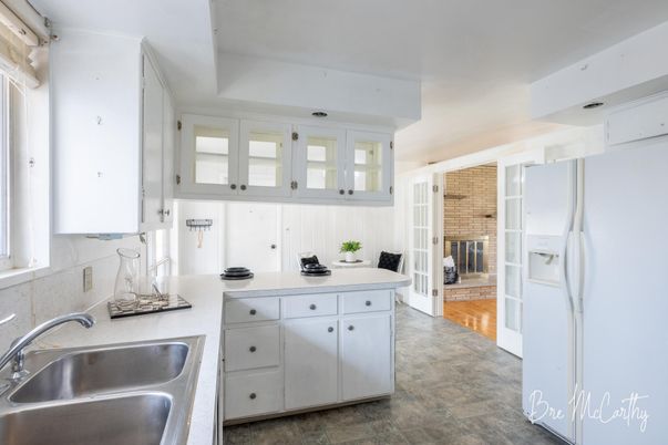 Interior, Kitchen, Wood Texture Flooring