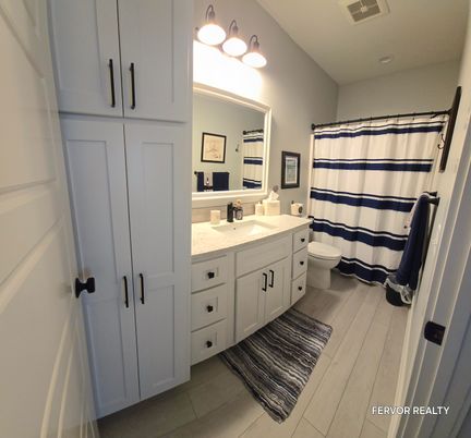 Bathroom, Interior, Wood Texture Flooring