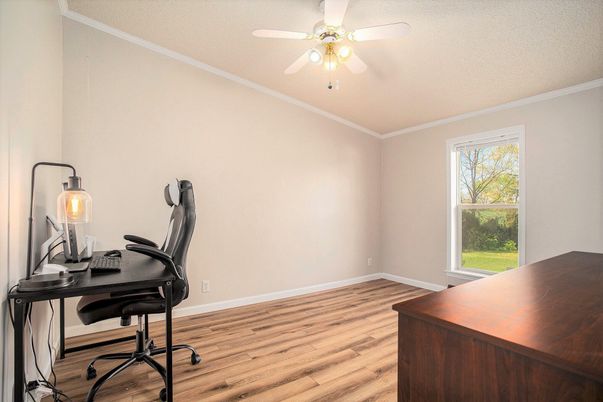 Home Office, Interior, Wood Texture Flooring